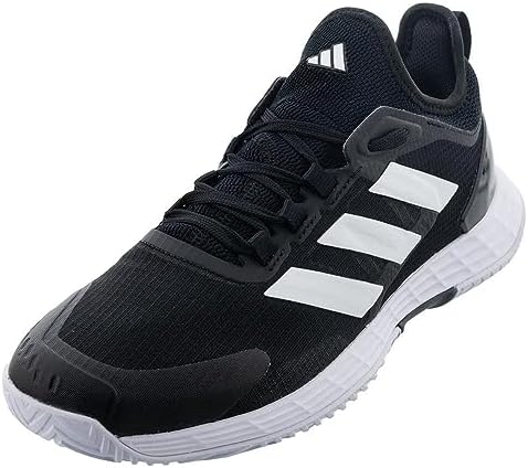 adidas Tênis masculino Adizero Ubersonic 4.1, Preto/branco/cinza
